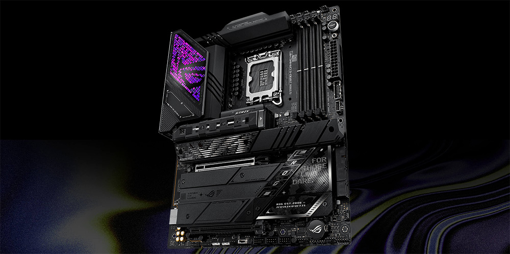 ROG Strix Z890-E Gaming WiFi ASUS ROG Strix Z890-E Gaming WiFi 8800MHz (OC) DDR5 Soket LGA1851 M.2 HMDI DP ATX Anakart h1