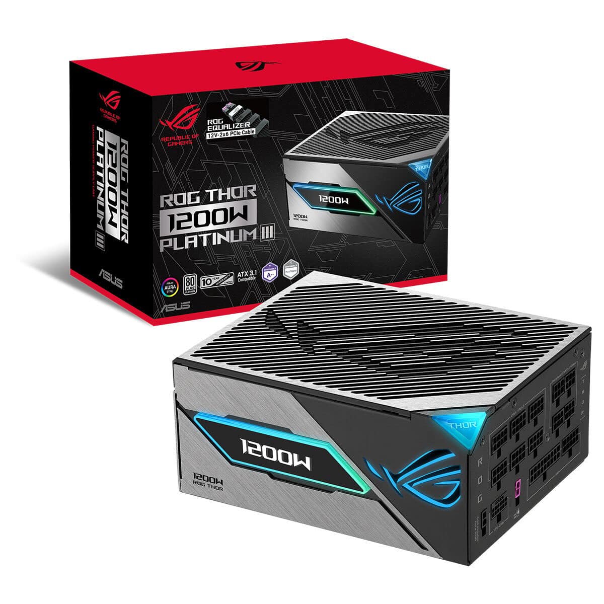 Asus Rog Thor 1200w Platinum Iii (rog Equalizer) 1200w 80+platinum Full Modüler Atx 3.1 Güç Kaynağı 1