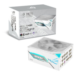 Asus Rog Thor 1200w Platinum Iii White Edition (rog Equalizer) 1200w 80+ Platinum Full Modüler Atx 3.1 Beyaz Güç Kaynağı 1
