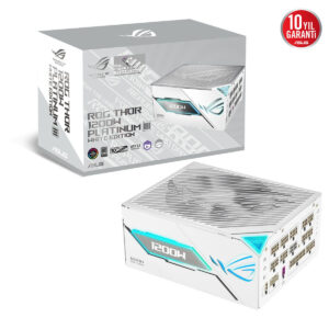 Asus Rog Thor 1200w Platinum Iii White Edition (rog Equalizer) 1200w 80+ Platinum Full Modüler Atx 3.1 Beyaz Güç Kaynağı 2