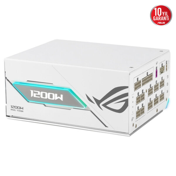 Asus Rog Thor 1200w Platinum Iii White Edition (rog Equalizer) 1200w 80+ Platinum Full Modüler Atx 3.1 Beyaz Güç Kaynağı 5