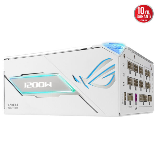 Asus Rog Thor 1200w Platinum Iii White Edition (rog Equalizer) 1200w 80+ Platinum Full Modüler Atx 3.1 Beyaz Güç Kaynağı 6