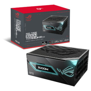 Asus Rog Thor 1600w Titanium Iii Evo (rog Equalizer) 1600w 80+titanium Full Modüler Atx 3.1 Güç Kaynağı 1