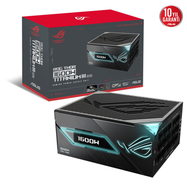 Asus Rog Thor 1600w Titanium Iii Evo (rog Equalizer) 1600w 80+titanium Full Modüler Atx 3.1 Güç Kaynağı 2