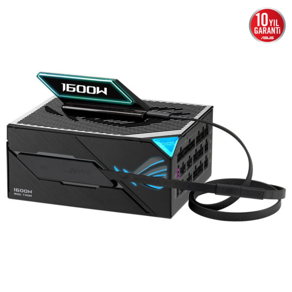Asus Rog Thor 1600w Titanium Iii Evo (rog Equalizer) 1600w 80+titanium Full Modüler Atx 3.1 Güç Kaynağı 9