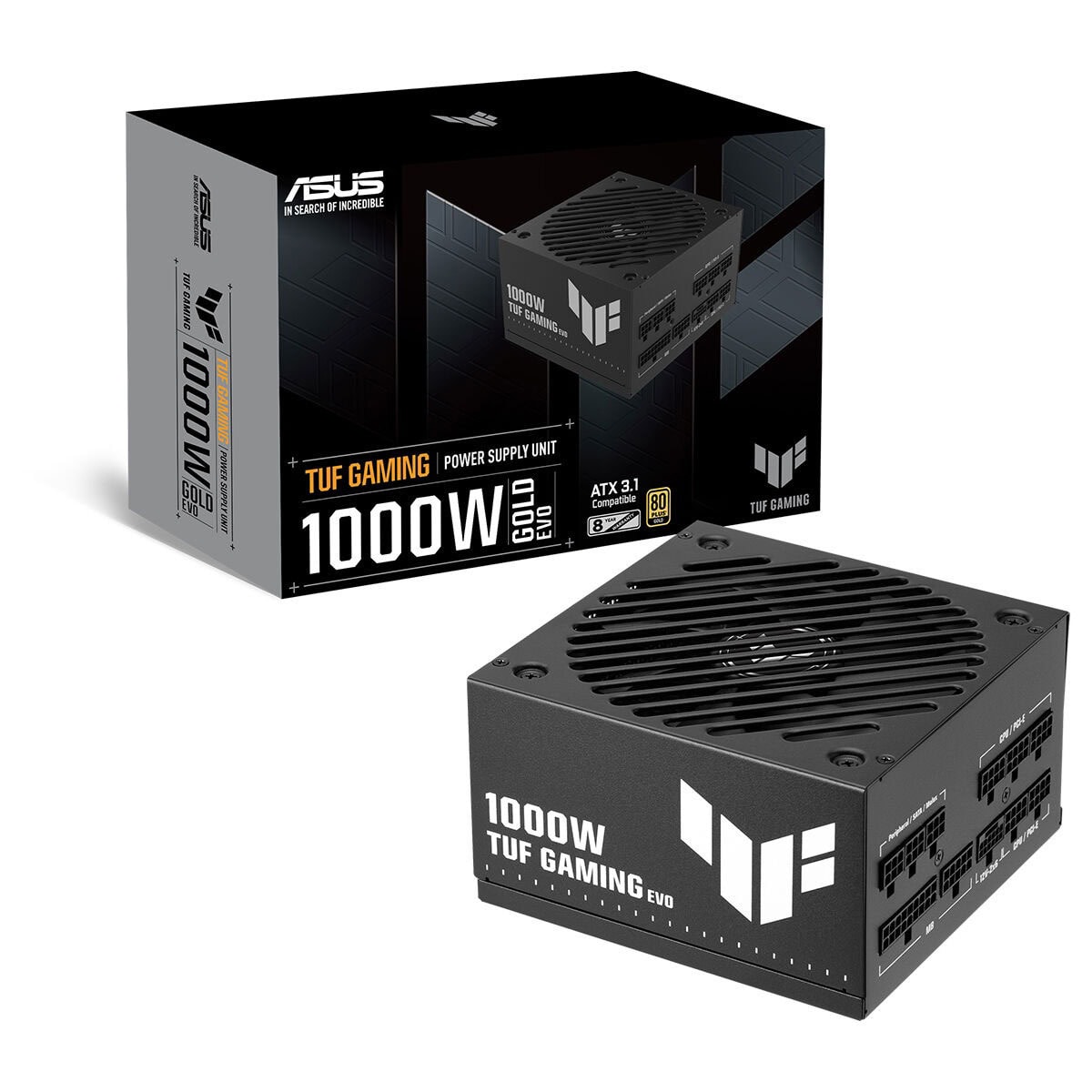 Asus Tuf Gaming 1000g Evo 1000w 80+gold Pcie 5.1 Full Modüler Atx 3.1 Güç Kaynağı 1