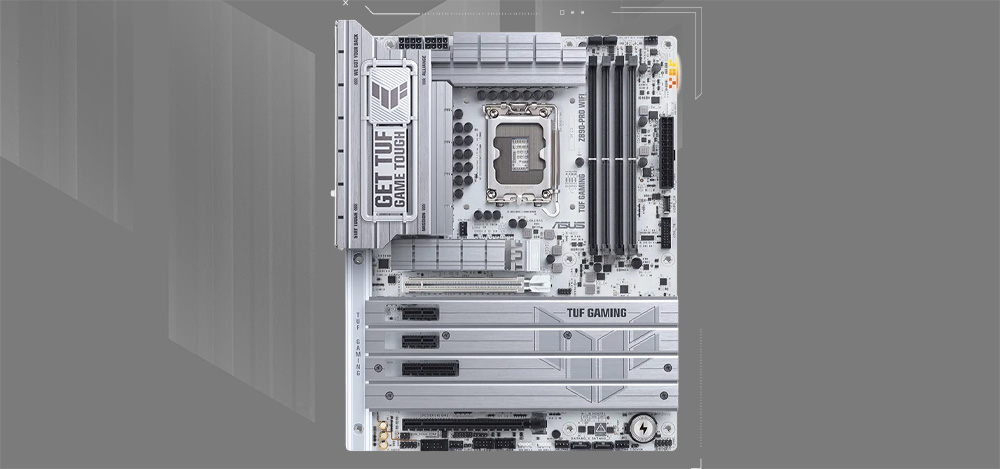 TUF Gaming Z890-Pro WiFi ASUS TUF Gaming Z890-Pro WiFi 9066MHz (OC) DDR5 Soket LGA1851 M.2 HDMI DP ATX Anakart h1