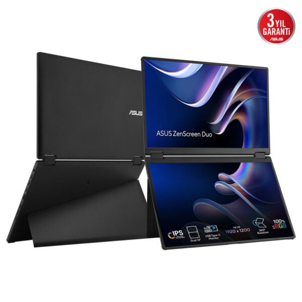Asus Zenscreen Duo Mb14fcd 14 Inç 60hz 5ms Wuxga Ips Taşınabilir Monitör 2