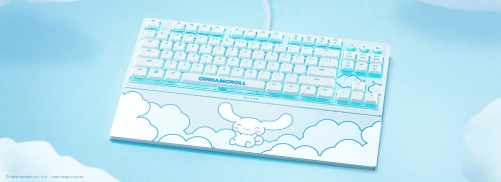 Cinnamoroll Ornata V3 Tenkeyless Desktop