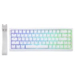 Epomaker He68 Lite White Clear Mag Manyetik Switch 8k Hz Hall Effect Rgb Ingilizce Gaming Klavye 2 Yil Birebir Degisim Garantili Fc1