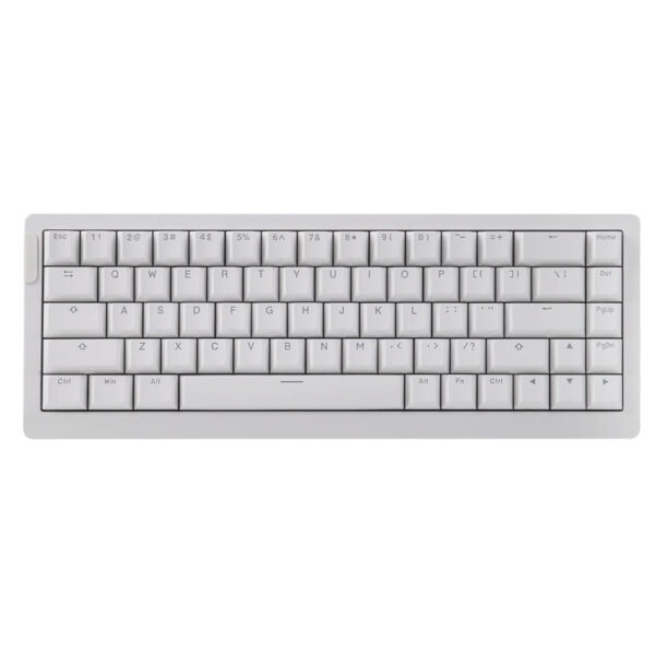 Epomaker He68 Lite White Clear Mag Manyetik Switch 8k Hz Hall Effect Rgb Ingilizce Gaming Klavye 2 Yil Birebir Degisim Garantili Fc2