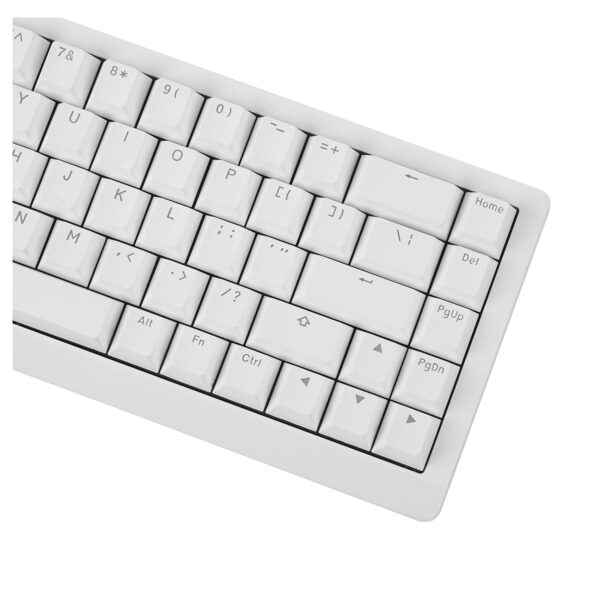 Epomaker He68 Lite White Clear Mag Manyetik Switch 8k Hz Hall Effect Rgb Ingilizce Gaming Klavye 2 Yil Birebir Degisim Garantili Fc5