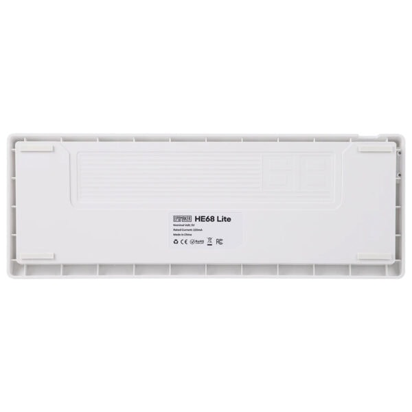 Epomaker He68 Lite White Clear Mag Manyetik Switch 8k Hz Hall Effect Rgb Ingilizce Gaming Klavye 2 Yil Birebir Degisim Garantili Fc8