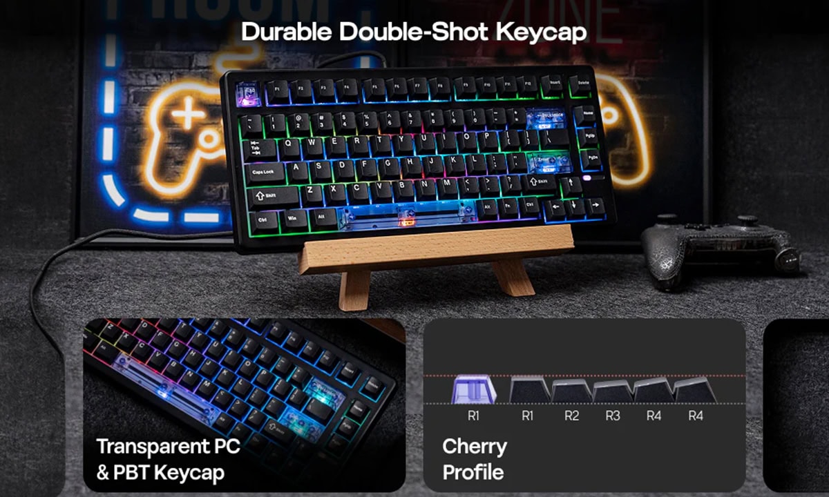 Çift Katmanlı PBT Tuş Kapakları
