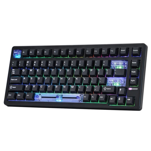 Epomaker He80 Magnex Manyetik Switch 8k Hz Hall Effect Rgb Ingilizce Gaming Klavye 2 Yil Birebir Degisim Garantili Fc3
