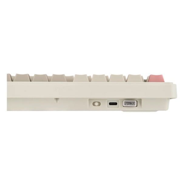Epomaker Rt82 Retro White Sea Salt Silent Switch Hotswap Rgb Kablosuz Ingilizce Mekanik Gaming Klavye 2 Yil Birebir Degisim Garantili Fc10