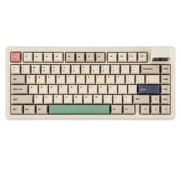 Epomaker Rt82 Retro White Sea Salt Silent Switch Hotswap Rgb Kablosuz Ingilizce Mekanik Gaming Klavye 2 Yil Birebir Degisim Garantili Fc4