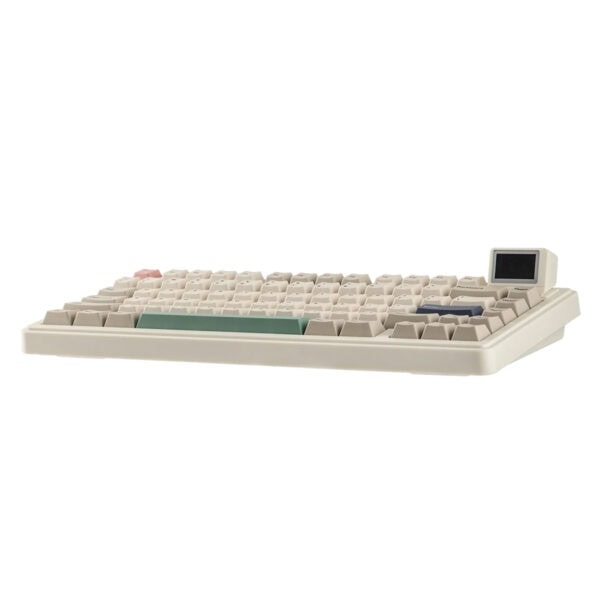 Epomaker Rt82 Retro White Sea Salt Silent Switch Hotswap Rgb Kablosuz Ingilizce Mekanik Gaming Klavye 2 Yil Birebir Degisim Garantili Fc5