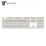 Gameraider Cherry Single Shot Pc Full Set Beyaz Seffaf Turkce Keycap Set Fc2
