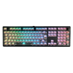 Gameraider Cherry Single Shot Pc Full Set Beyaz Seffaf Turkce Keycap Set Fc3
