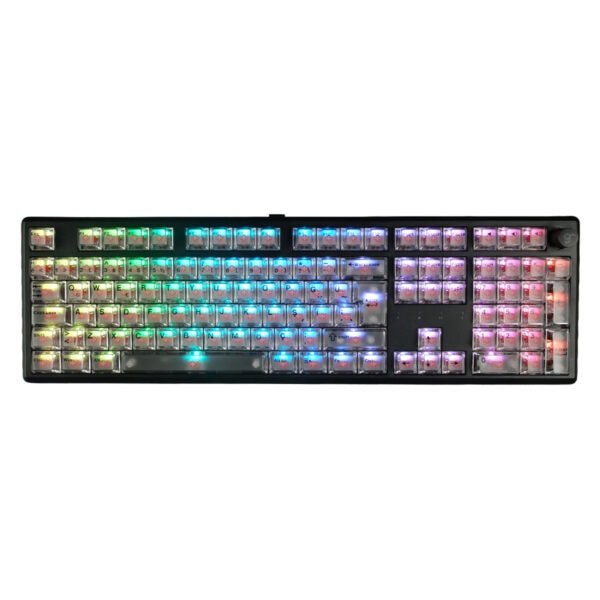Gameraider Cherry Single Shot Pc Full Set Beyaz Seffaf Turkce Keycap Set Fc3