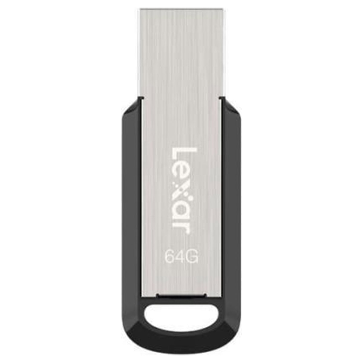 Lexar JumpDrive M400 64GB USB 3.0 bellek, şık ve dayanıklı tasarımıyla yüksek hızlı veri aktarımı sağlar.