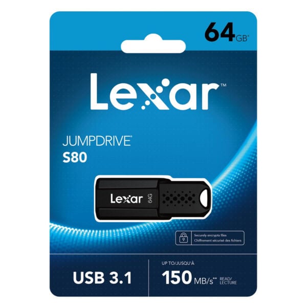 Lexar Jumpdrive S80 64gb Usb 3 1 Flash Bellek Ljds080064g Bnbng Fc3