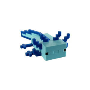 Minecraft Mavi Axolotl Kasa Özel Mini Figür (3 4 Cm) 2