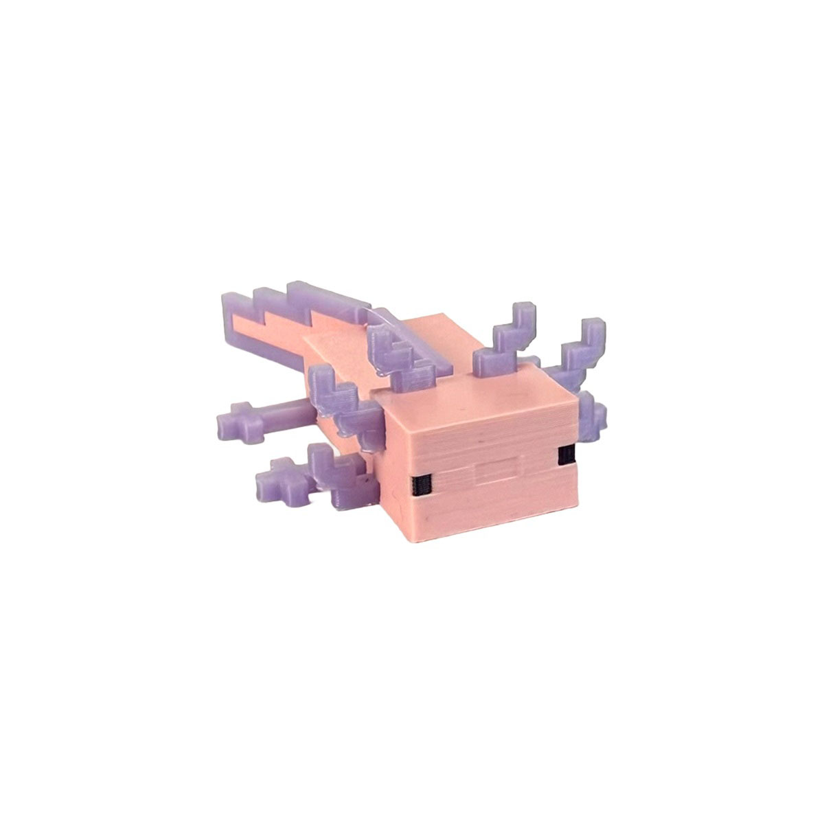 Minecraft Pembe Axolotl Kasa Özel Mini Figür (3 4 Cm) 1