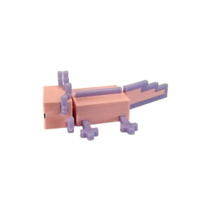 Minecraft Pembe Axolotl Kasa Özel Mini Figür (3 4 Cm) 2