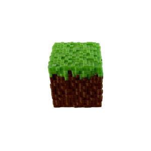 Minecraft Piksel Çim Blok Kasa Özel Figür (3 4 Cm) 2