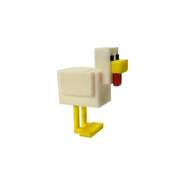 Minecraft Tavuk Kasa Özel Mini Figür (3 4 Cm) 2