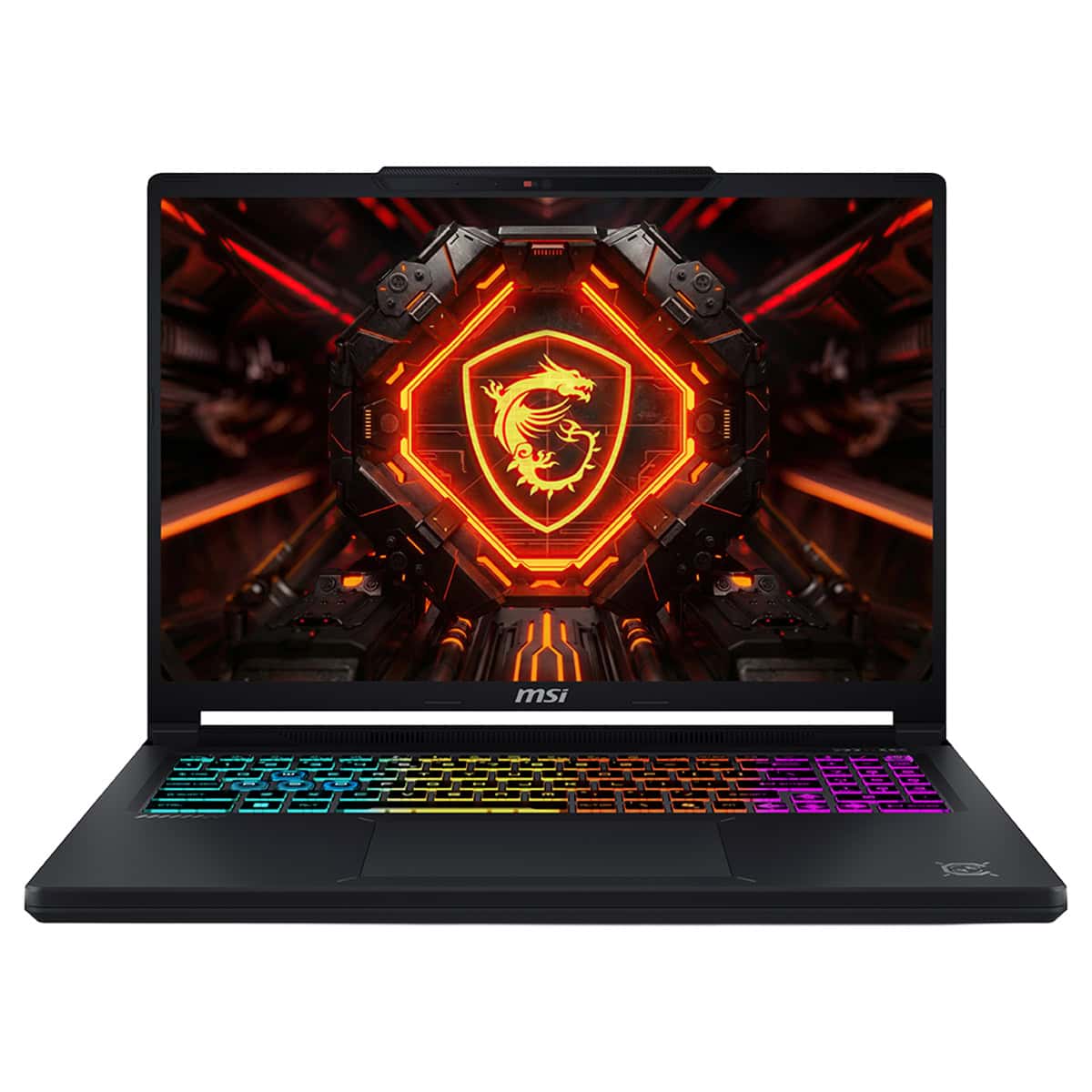 MSI CROSSHAIR 16 HX oyun dizüstü bilgisayarı, 16 inç 2K QHD+ ekran ve RGB aydınlatmalı klavye ile yüksek performanslı oyun deneyimi sunar.