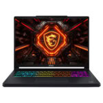 MSI CROSSHAIR A16 HX oyun dizüstü bilgisayarı, 16 inç 2K QHD+ ekran ve RGB aydınlatmalı klavye ile yüksek performanslı oyun deneyimi sunar.