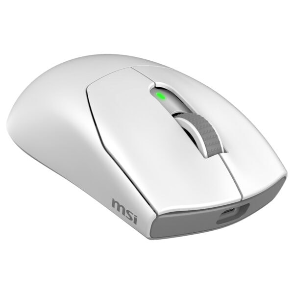 Msi Forge Gm340 Wireless White Pixart 3311 Sensor Rgb Kablosuz Gaming Mouse Fc5