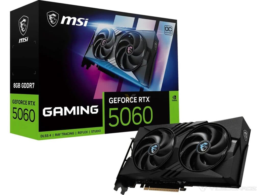 Msi Geforce Rtx 5060 8gb Gaming V1 Oc 1 1