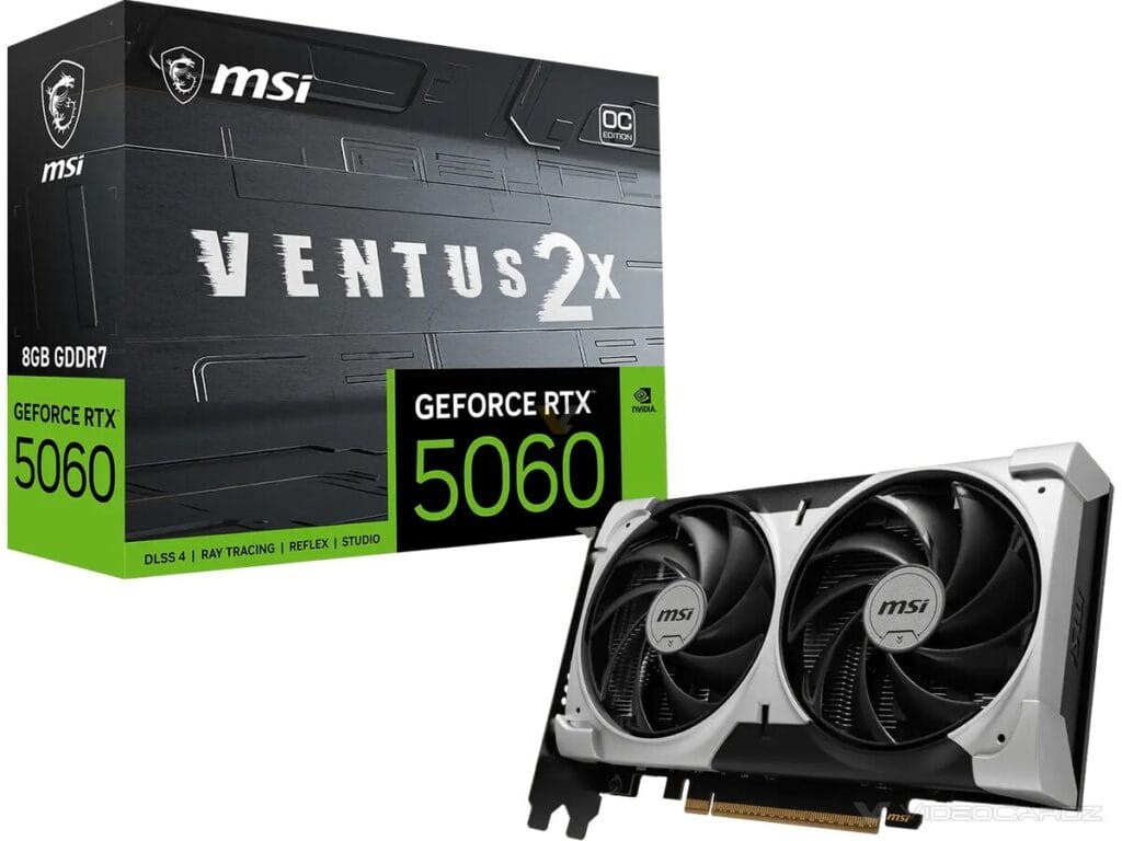 Msi Geforce Rtx 5060 8gb Ventus 2x V1 Oc 1 1