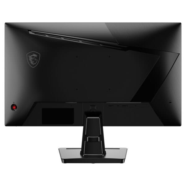 MSI MAG 256F E20 24.5 inç 200Hz Full HD FreeSync Premium Rapid IPS Gaming Monitörün arka görünümü, şık ve modern tasarımıyla dikkat çekiyor.