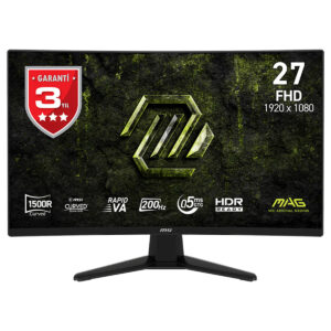Msi Mag 274cf E20 27 Inc 200hz 0 5ms Full Hd Freesync Premium Rapid Va Kavisli Gaming Monitor Fc1