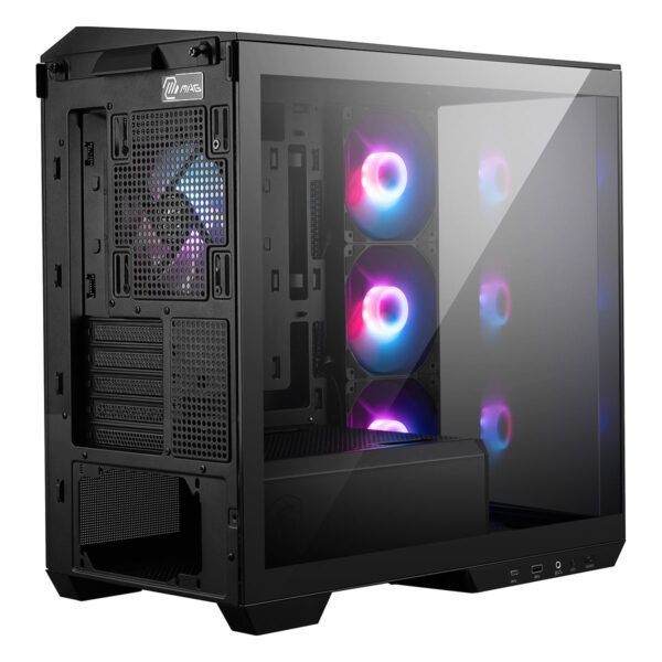 Msi Mag Pano M100r Pz B65 4x120mm Argb Fan Panaromik Temperli Cam Usb 3.2 Msi Mag A650bnl 650w 80+ Bronze Matx Gaming Kasa 4