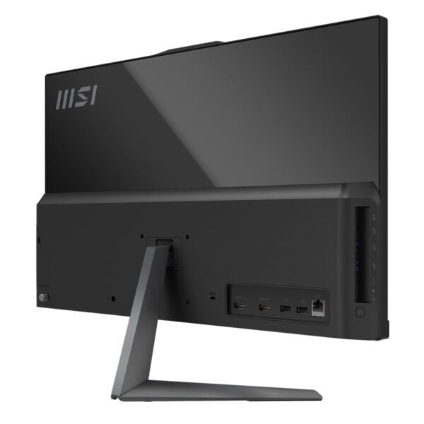 MSI Modern AM242 23.8 inç Full HD All In One bilgisayar, şık tasarım ve yüksek performanslı işlemci ile ofis ve ev kullanımı için ideal.