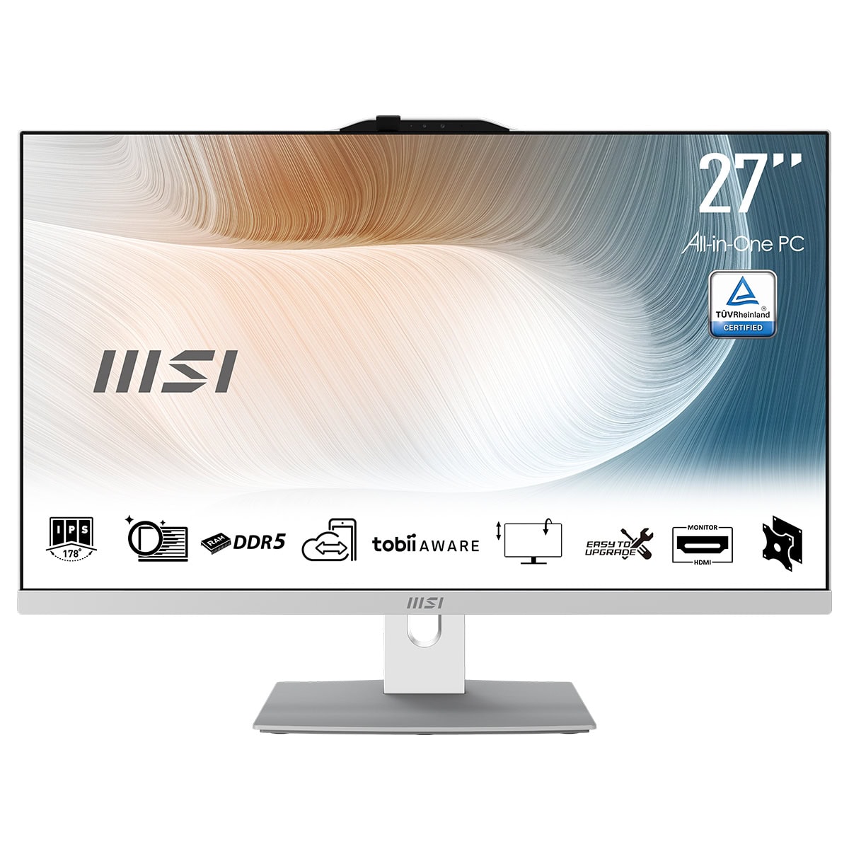 Msi Modern Am272p 1m 1294xeu Intel Core 5 120u 16gb Ddr5 512gb Ssd 27 Inc Full Hd Freedos Beyaz All In One Bilgisayar Fc1