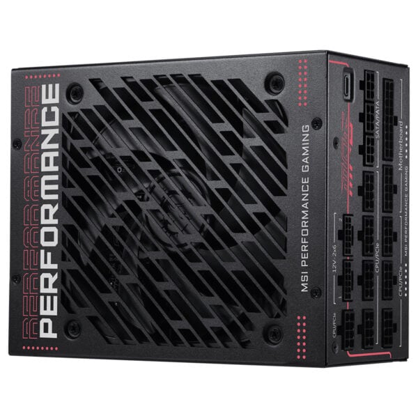 MSI MPG Ai1300TS PCIe5 1300W güç kaynağı, yüksek performans ve dayanıklılık sağlayan modüler tasarım ile oyun ve yüksek performans bilgisayarları için ideal.