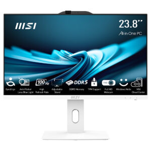 Msi Pro Ap242p 14m 1201eu Intel Core I5 14400 16gb Ddr5 512gb Ssd 23 8 Inc Full Hd Freedos Beyaz All In One Bilgisayar Fc1