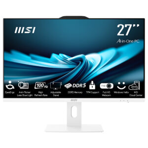 Msi Pro Ap272p 14m 866xeu Intel Core I7 14700 16gb Ddr5 1tb Ssd 27 Inc Full Hd Freedos Beyaz All In One Bilgisayar Fc1