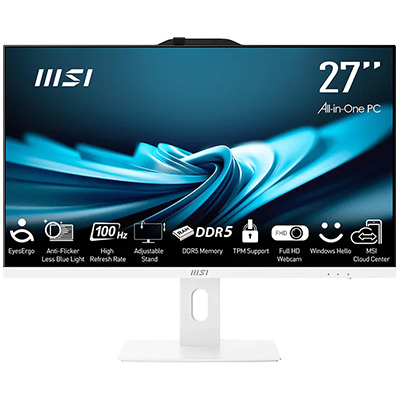 MSI PRO AP272P 14M-868XEU Intel Core i5-14400 16GB DDR5 512GB SSD 27 inç Full HD FreeDos Beyaz All In One Bilgisayar h1