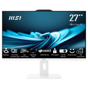 Msi Pro Ap272p 14m 868xeu Intel Core I5 14400 16gb Ddr5 512gb Ssd 27 Inc Full Hd Freedos Beyaz All In One Bilgisayar Fc1