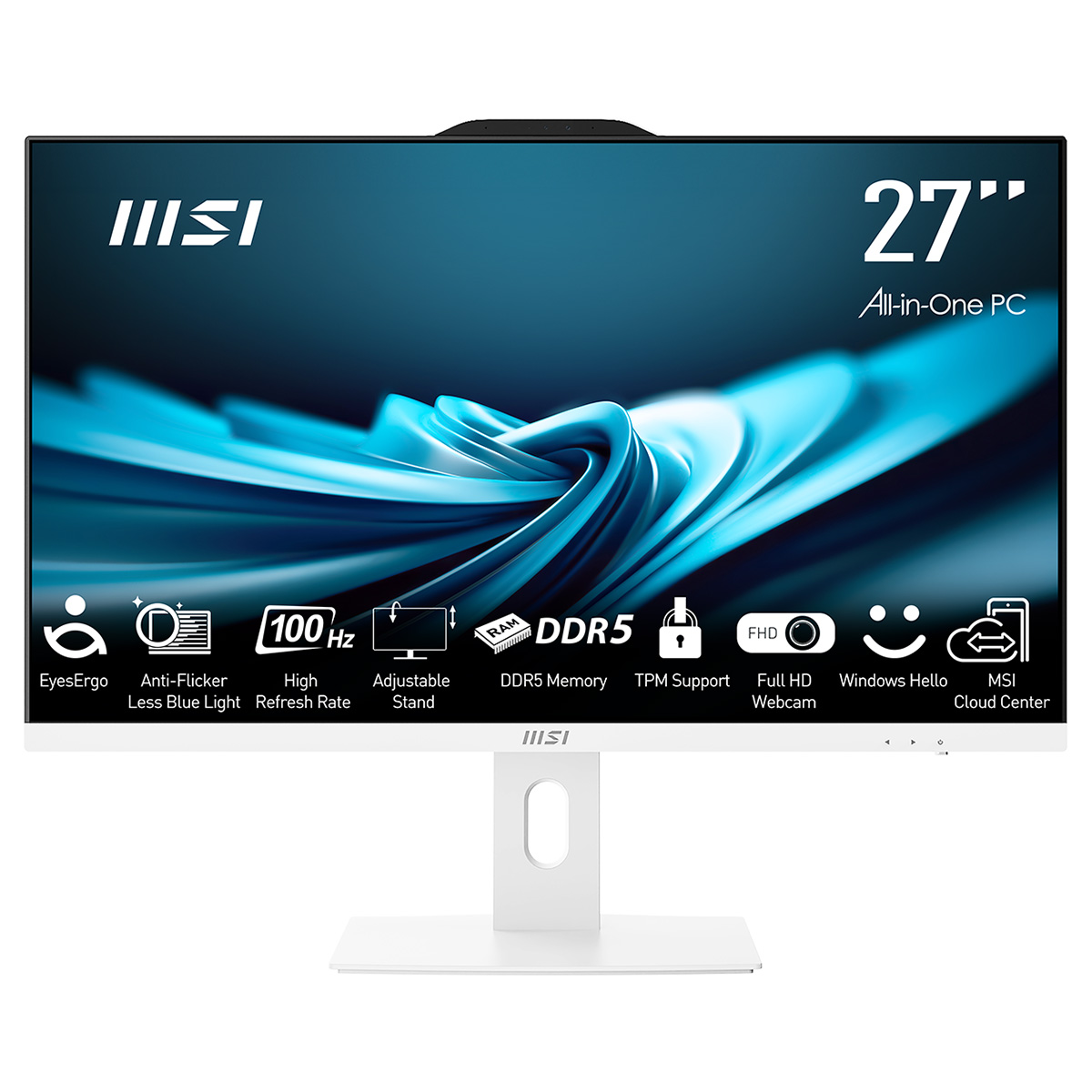 Msi Pro Ap272p 14m 868xeu Intel Core I5 14400 16gb Ddr5 512gb Ssd 27 Inc Full Hd Freedos Beyaz All In One Bilgisayar Fc1