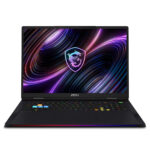 MSI Raider 18 MAX HX oyun dizüstü bilgisayarı, 18 inç ekran ve RGB klavye ile yüksek performanslı oyun deneyimi sunar.