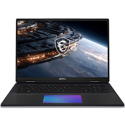 MSI TITAN 18 HX A2WJ-1058TR oyun ve yüksek performans için tasarlanmış 18 inç 4K UHD+ ekranlı gaming laptop.